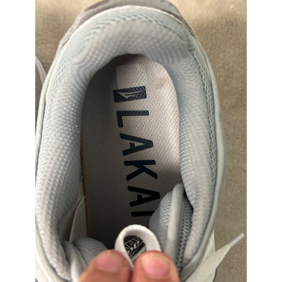 Lakai Telford Low Mens Skate Shoes Size 12 Gray & White Suede & Mesh *Read - Picture 13 of 15